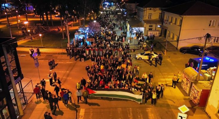 Mirna protestna šetnja na Bajram – “Sjenica za Palestinu” oslikava solidarnost grada